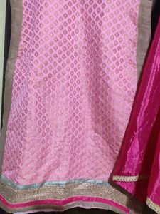 Chanderi Palazzo Kurti Set
