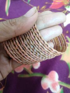 Set of Pink &amp; Gold Bangles