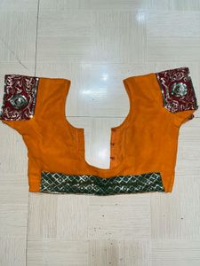Elegant Orange Sareee