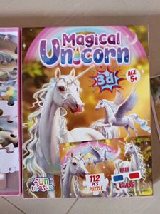 Magical Unicorn 3D Puzzle Used Once