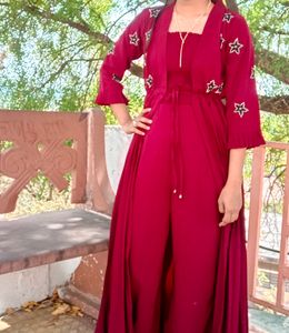 💥🌸PRICE DROP🌸💥Maroon Three Piece Dress