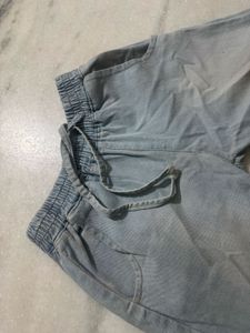 Light Wash Cargo Jeans