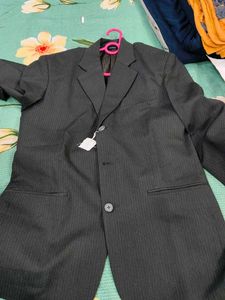 Classic Striped Suit Blazer