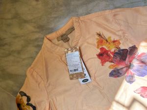 ROHIT BAL PEACH COTTON SILK SUIT SET