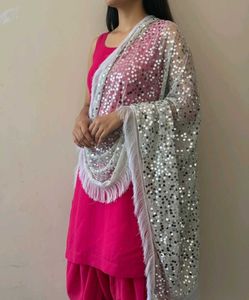 Pink Sleeveless Suit