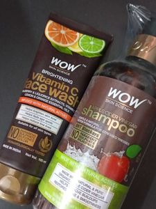 wow face wash and shampoo combo
