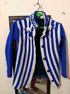 Blue And White Sweaters