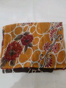 73)New Multi Colour Saree