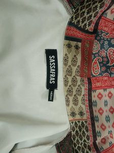 Patterned Top , cropped shirt