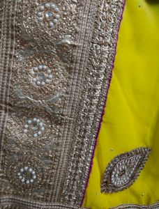 Heavy Designer Party Wedding Wear Saree + Blouse