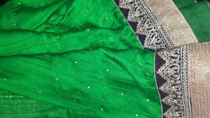 Elegant Green Saree