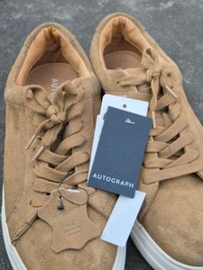 M&amp;S Autograph Suede Lace-Up Sneakers