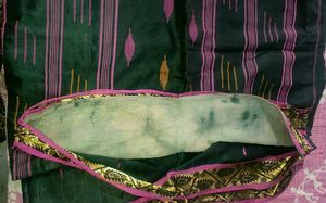 Green And Pink Saree