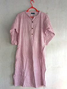 Pink Striped Tunic Dress