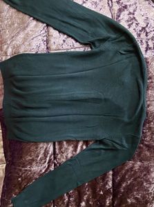 UCB Dark Blue Light Sweater With Stone Buttons
