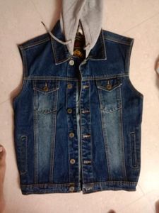 Roadster Denim Jacket With Removable Hoodie