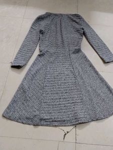 Stylish Grey Knit Dress