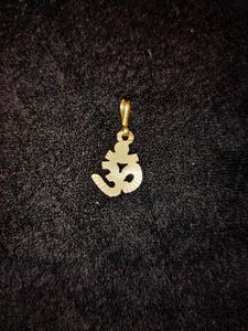 Gold &#34;Om&#34; Pendant