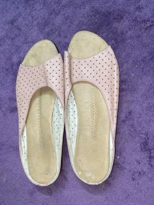 Chic Perforated Pink Flats 38 size