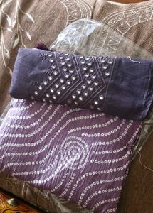 Dark Lavendar New Saree