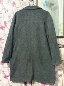 Elegant Gray Long Coat