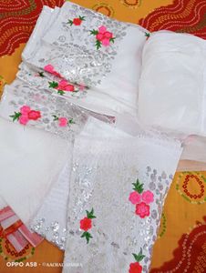 Unstitched Lehnga Blouse With Duppata