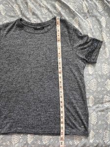 Top With Sequined Sleeves