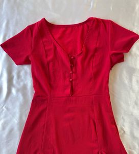 Red Party Mini Dress