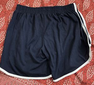Navy Blue Athletic Shorts