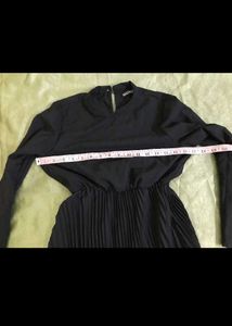 Black Pleated Dress