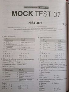 CUET UG History Mock Tests