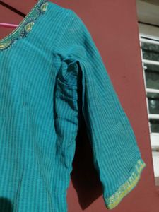 Blue Colour Traditional Kurtha