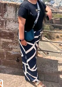Geometric Print Pants