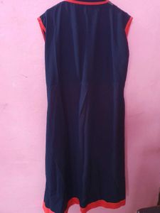 Stylish Navy &amp; Coral Dress