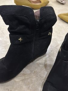 Black Suede Boots