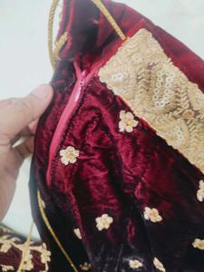 Elegant Maroon Lehenga Choli