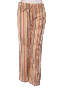 Striped Linen Blend Pants