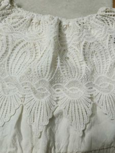 pure white colour top