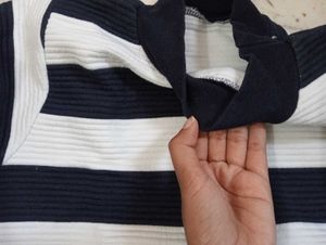 Striped Knit Sweater