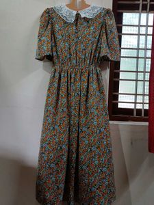 FLORAL PRINT MIDI DRESS