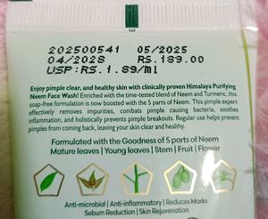 Himalaya Purifying Neem Face Wash