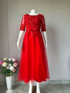 Red Lace Gown