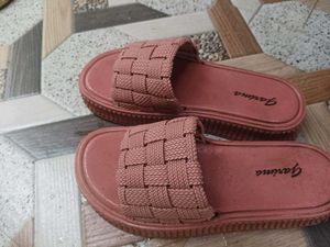 Garima Woven Slide Sandals - Size 8