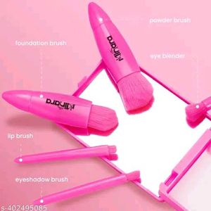 Mackup Brush Applicator Set Of 5 With Mirror 🪞