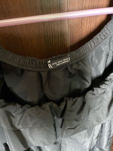 Zara Chic Black Off-Shoulder Top