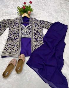 *PURE GEORGETTE INDO-WESTERN DRESS*