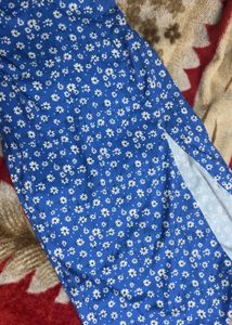Floral Blue Bodycon