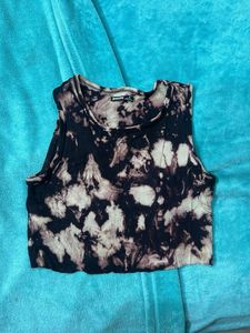 Bleach Dye Crop Tank