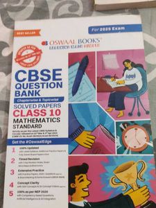 Oswaal Book Maths Question Bank Class 10th