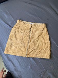 Corduroy Mini Skirt
